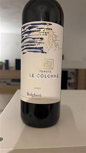 Toskánsko Bolgheri Tenuta Le Colonne 2021