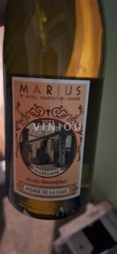 Alpes et pays Rhodaniens Collines rhodaniennes Marius By Michel Chapoutier Avenue de la Gare 2023