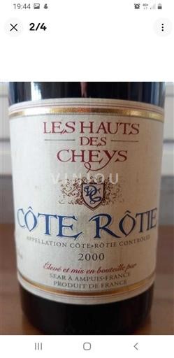 Rona dolina Côte-rôtie Les Hauts Des Cheys 2000