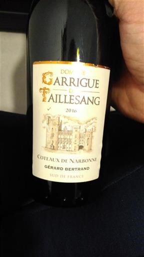 Linguadoca e Rossiglione Coteaux di Narbonne Domaine La Garrigue Taillesang 2016