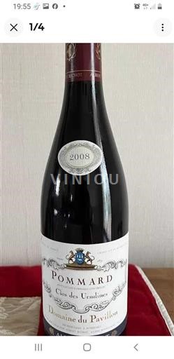 Borgoña Pommard Domaine Pavillon Clos des Ursulines 2008