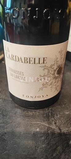 Vin Rouge sec La Cardabelle Fonjoya 2021 France Languedoc Terrasses-du-larzac AOC