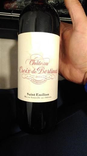 Bordeaux Saint-Émilion Château Croix De Bertinat Expression 2013