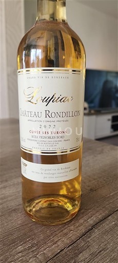 Bordeaux Loupiac Château Rondillon Les Turons 2022