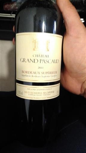 Bordéus Bordeaux Superior Château Grand Pascaud 2011