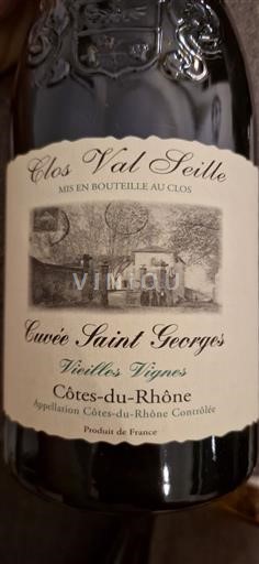 Thung lũng Rhône Côtes-du-rhône Clos Val Seille Chêne 2021