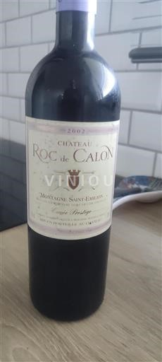 Bordéus Montagne-saint-émilion Château Roc De Calon Prestige 2002