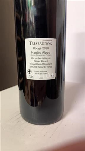 Provence, Lower Rhône Valley, Corsica Hautes-Alpes Domaine Tresbaudon 2020