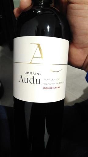 Rona dolina Ni doloceno Domaine Audu Rouge Syrah Neleten.