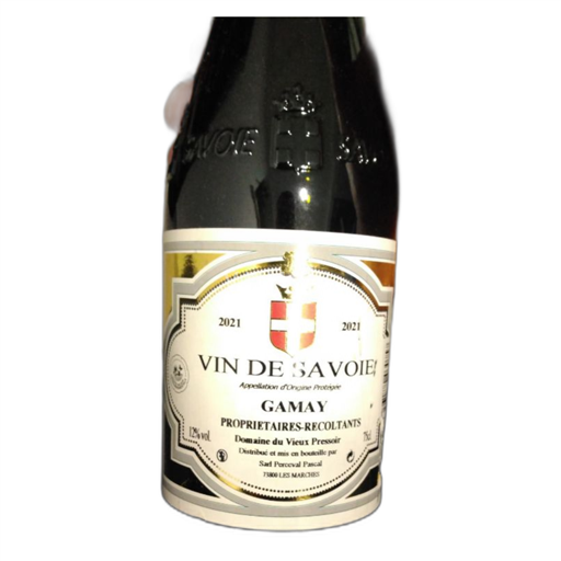 Savoie and Bugey Vin de Savoie Vieux Pressoir Gamay 2021