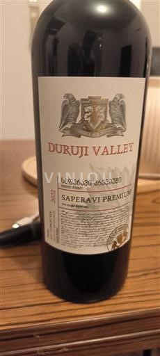 Kakheti Telavi Duruji Valley Saperavi Premium 2022