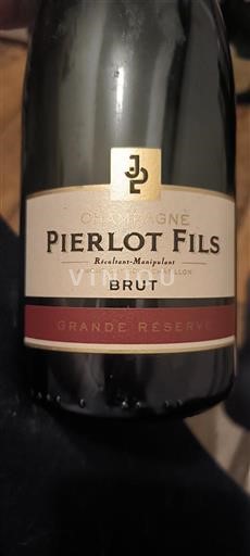 Champagne Pierlot Fils Grande Réserve Non Millésimé