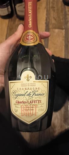 Champagne Šampanské Charles Lafitte Orgueil de France Neročník