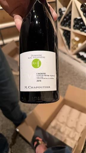 Rhône-dalen Côtes-du-Rhône-Villages Domaine Roc Folassière L'Agasse 2016