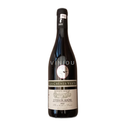 Údolí Rhôny Côtes-du-Rhône Domaine Martin Les Chênes Verts - Côtes Du Rhône 2022