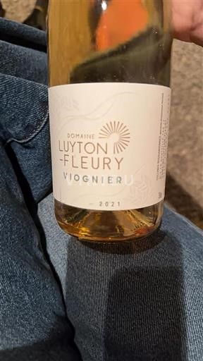 Alpes et pays Rhodaniens Collines rhodaniennes Domaine Luyton-fleury Viognier 2021