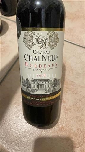 Bordeaux Château Chai Neuf 2018