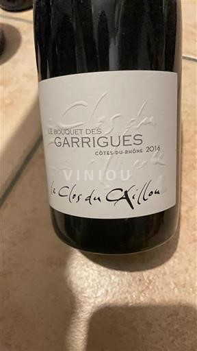 Rhônen laakso Côtes-du-rhône Le Clos Du Caillou Le Bouquet des Garrigues 2016