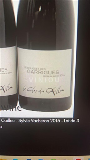 Vallée du Rhône Côtes-du-rhône Le Clos Du Caillou Le Bouquet des Garrigues 2016