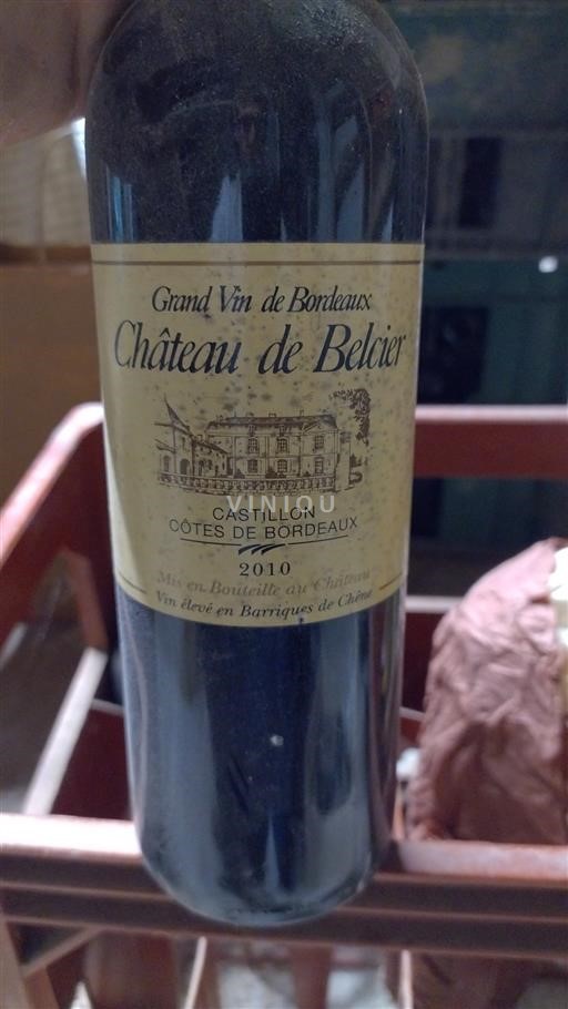 Bordeaux Castillon-côtes-de-bordeaux Château Belcier 2010