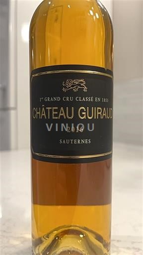 Bordeaux Sauternes Premier Cru Château Guiraud 2016
