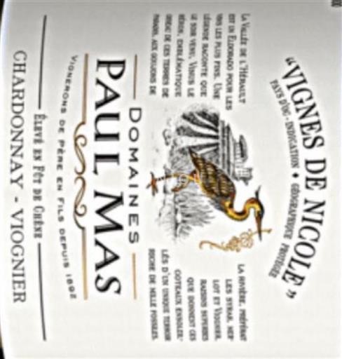 Languedoc-Roussillon Pays d'Oc Paul Mas Vignes de Nicole 2022