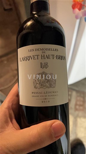 Bordeaux Pessac-Léognan Château Larrivet Haut Brion Les Demoiselles de Larrivet Haut-Brion 2019