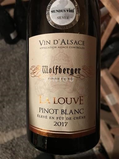 Alsácia Wolfberger La Louve 2017