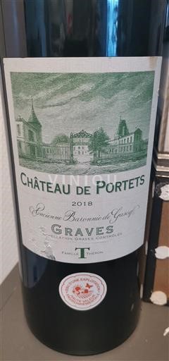 Burdeos Graves Château Portets Ancienne Baronnie de Gascq 2018