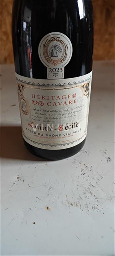 Rhône-dalen Côtes-du-Rhône-Villages Héritage Cavare Sainte Cécile 2023