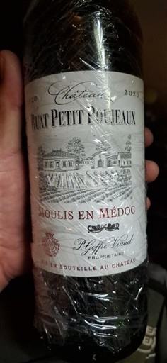 Bordeaux Moulis-en-Médoc Ruat Petit Poujeaux 2020