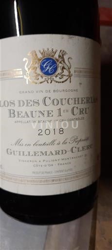 Burgund Nicht spezifiziert Premier Cru Guillemardclerc Clos des Coucherias 2018