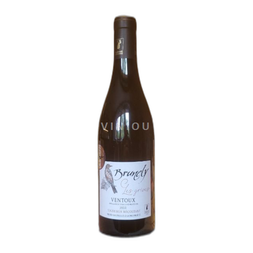 Rhônedalen Ventoux Brunely Les grives 2023