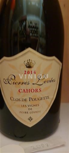 Sydvestfrankrig Cahors Les Vignes De Peyre Levade Pierres Levées 2014