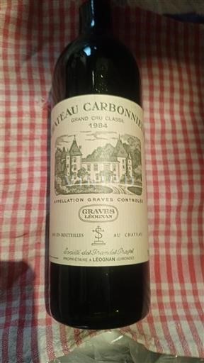 Bordeaux Graves Grand Cru Château Carbonnieux 1984