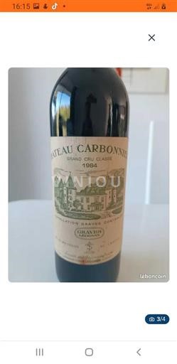 Bordeaux Graves Grand Cru Château Carbonnieux 1984