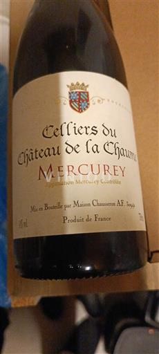 Bourgogne Mercurey Château Cellier Du De La Chaume Ikke årgangsbestemt