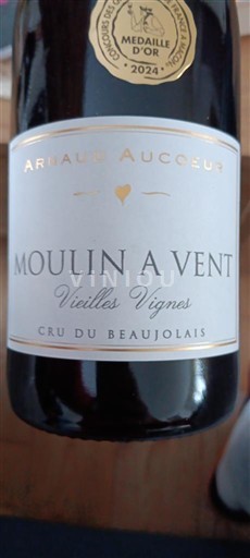 Beaujolais Moulin-à-vent Arnaud Aucoeur Vieilles Vignes Icke årgångsbetecknad