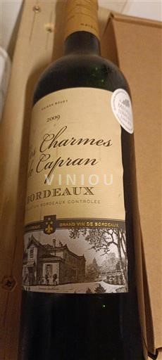 Bordéus Les Charmes De Capran 2009