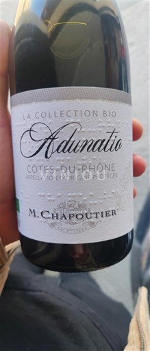 Údolí Rhôny Côtes-du-Rhône M. Chapoutier Adunatio Neročník