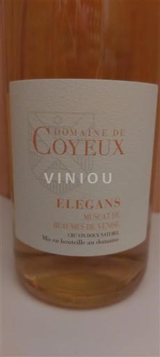 Rhônen laakso Muscat de Beaumes de Venise Domaine Coyeux Elegans Ei vuosikertaa