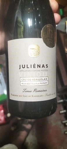 Beaujolais Juliénas Terres Romaines Niet-geïntegreerd