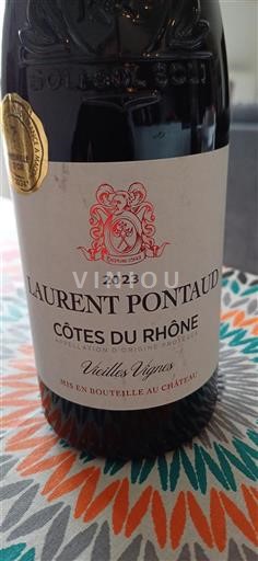 Rhônedalen Côtes du Rhône Laurent Pontaud Vieilles Vignes 2023
