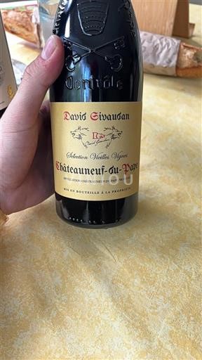 Rhône-dalen Châteauneuf-du-Pape David Sivaudan Sélection Vieilles Vignes 2022