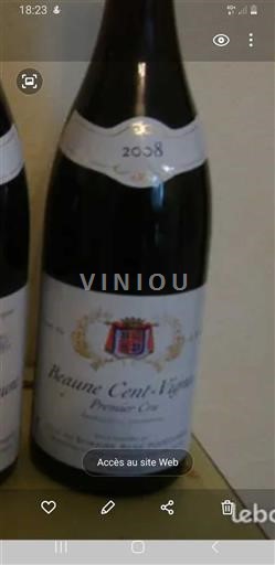 Bourgogne Beaune Premier Cru Cent-vignes 2008