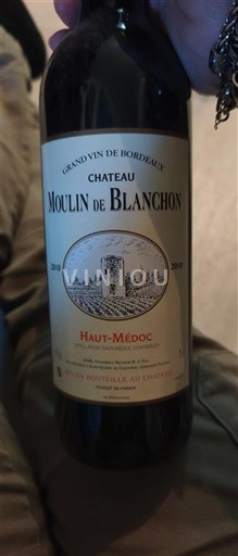 Bordeaux Haut-Médoc Château Moulin De Blanchon 2014