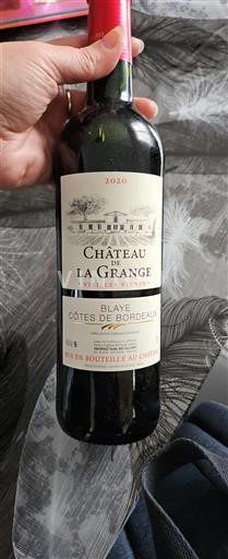 Burdeos Blaye-Côtes de Burdeos La Grange Vieilles Vignes 2020