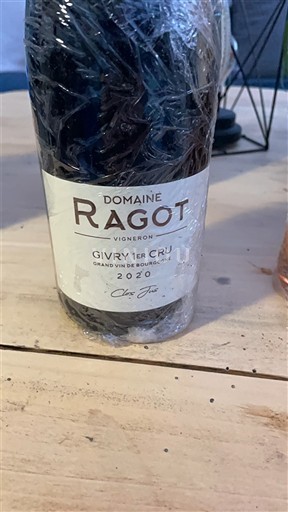 Borgonha Givry Premier Cru Domaine Ragot Clos Jus 2020