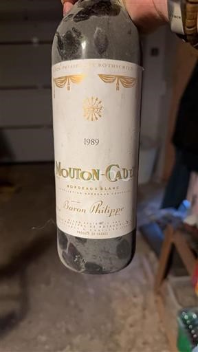Bordeaux Bordeaux Blanc Baron Philippe De Rothschild Mouton-Cadet 1989