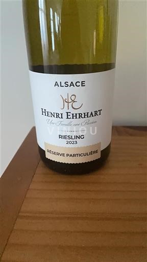 Alsace Henri Ehrhart Réserve Particulière 2023